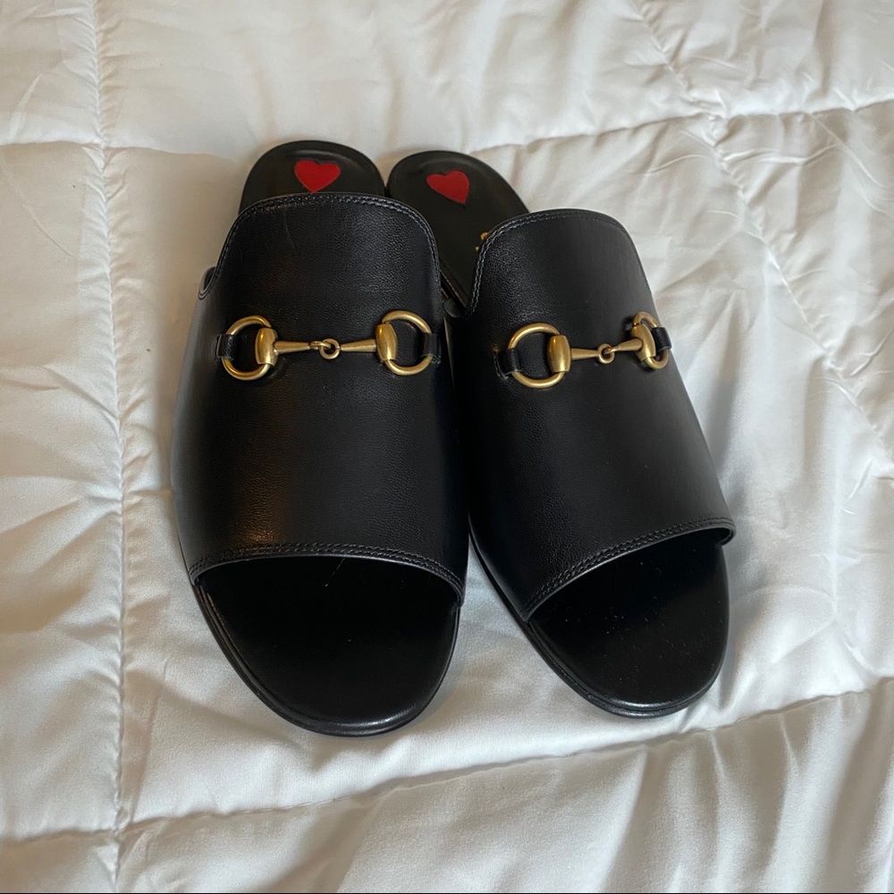 Gucci Malaga Kid Sandal Nero 37.5